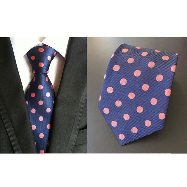 Polka Dot Collection Wide Neckties - 8 Colors