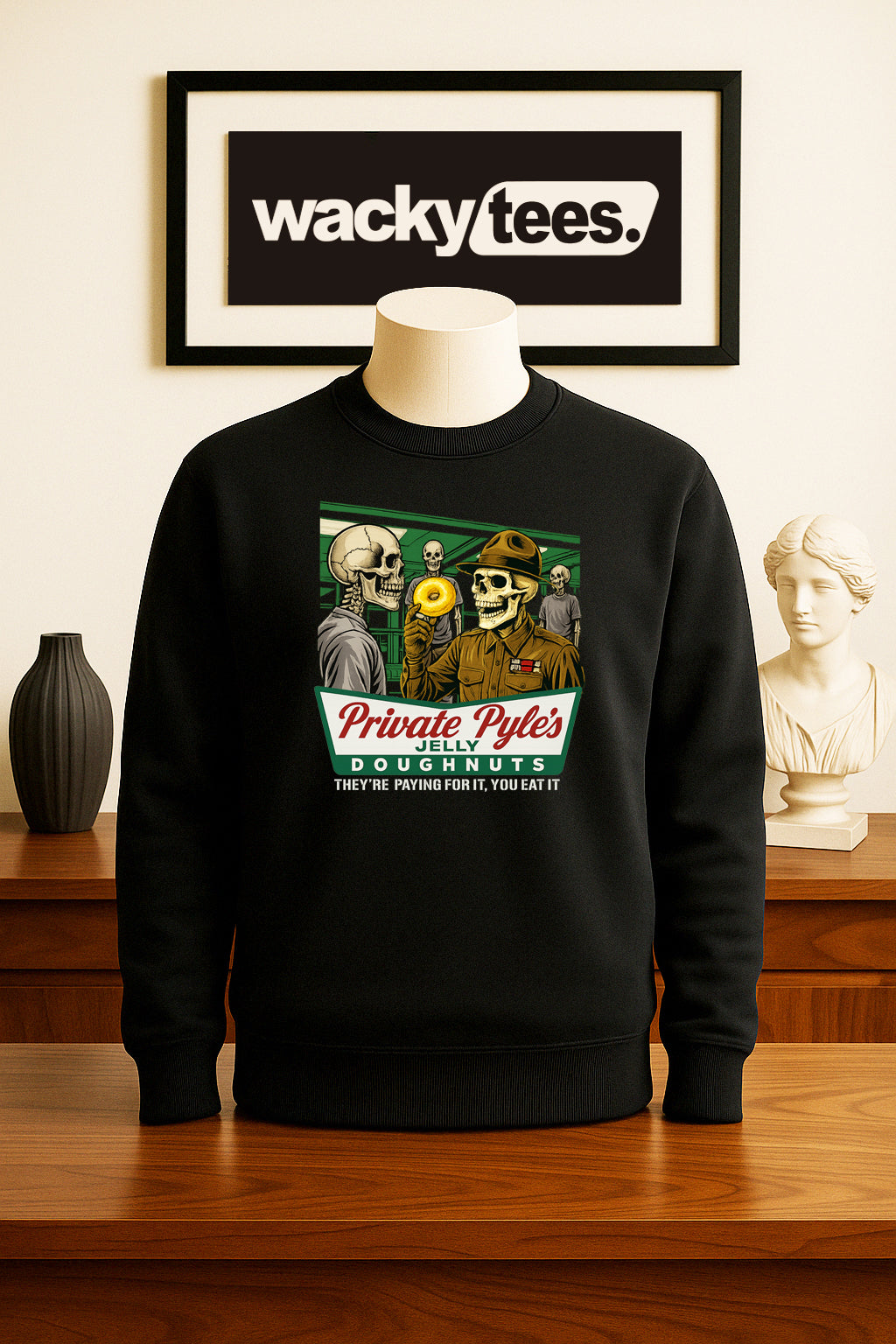 Private Gomer Pyles Jelly Doughnuts Full Metal Jacket  80s Graphic Tee Shirt