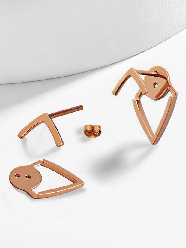 TRILL 2-Way Convertible Wishbone Studs