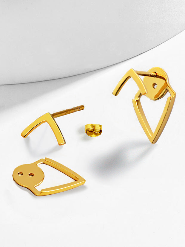 TRILL 2-Way Convertible Wishbone Studs