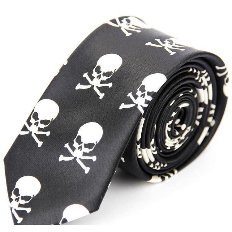 Punk Collection Skinny Ties - 20 Colors & Styles
