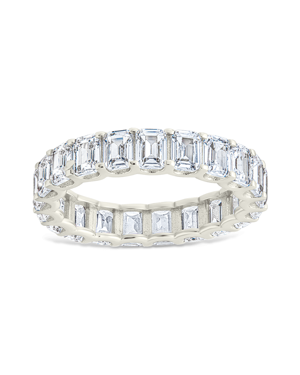 Sterling Silver Rio Baguette CZ Ring