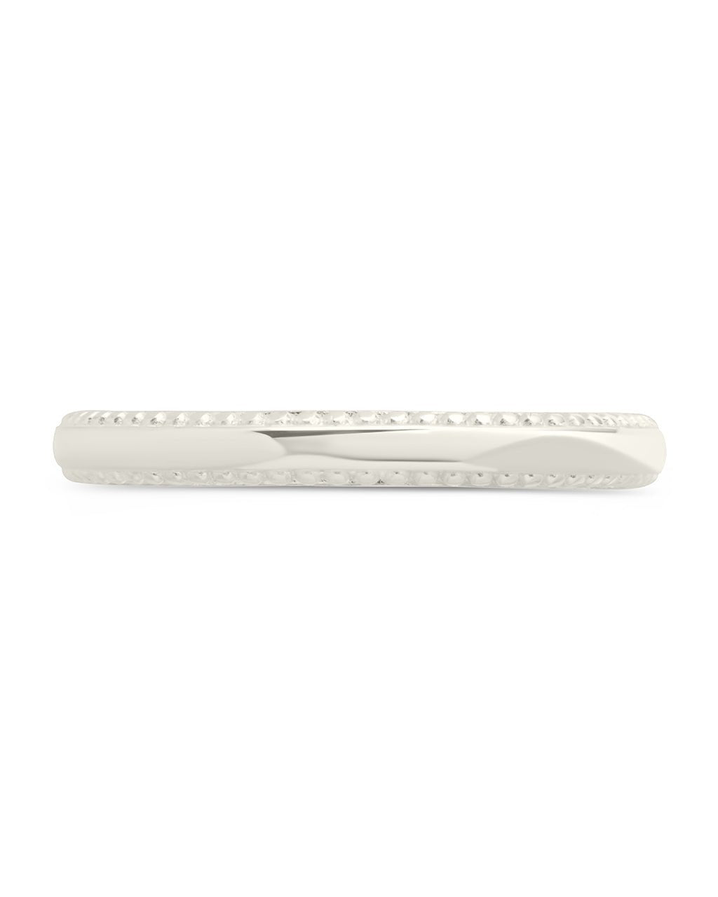 Sterling Silver Kayden Thin Textured Ring