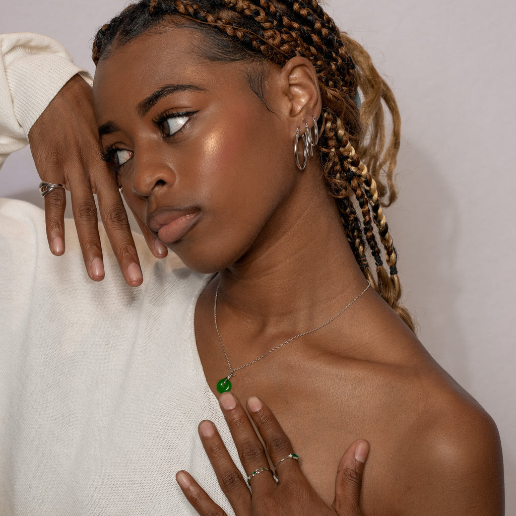 Sterling Silver Classic Hoop Earrings