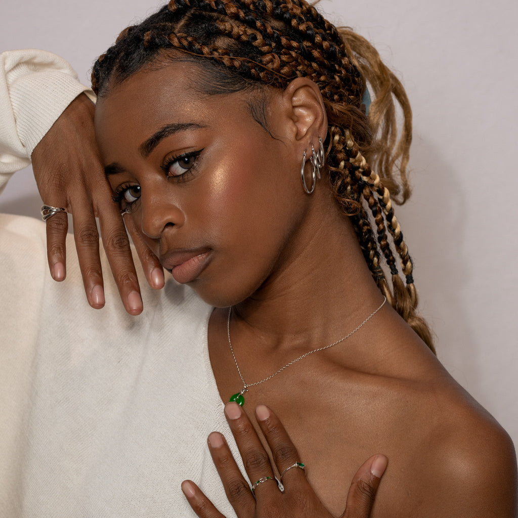Sterling Silver Classic Hoop Earrings