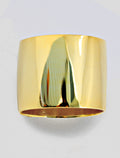 RICH Thick Cigar Band Ring | 18K Gold Vermeil (Sterling Silver base)