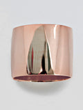 RICH Thick Cigar Band Ring | 18K Rose Gold Over Sterling Silver