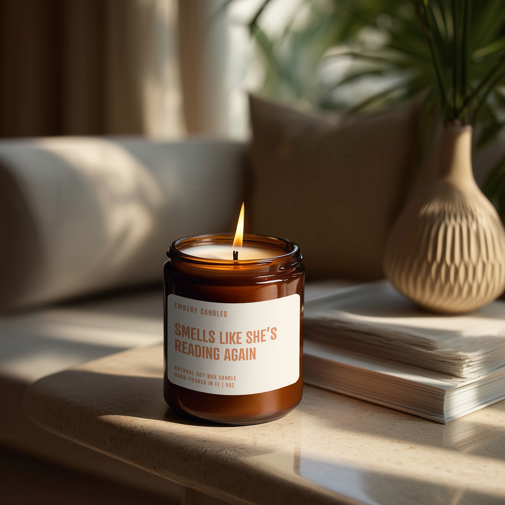 Smells Like She's Reading Again | Soy Wax Scented Candle