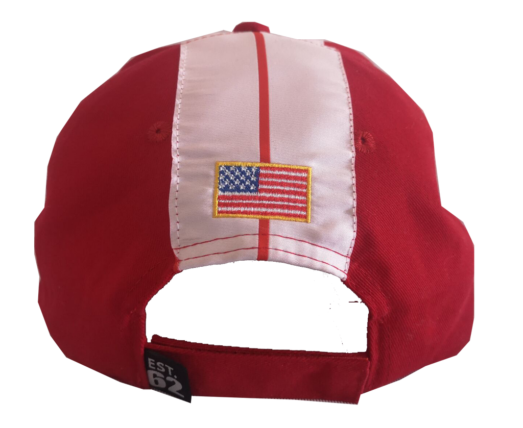 Shelby Cobra Official Red with White Stripes Hat