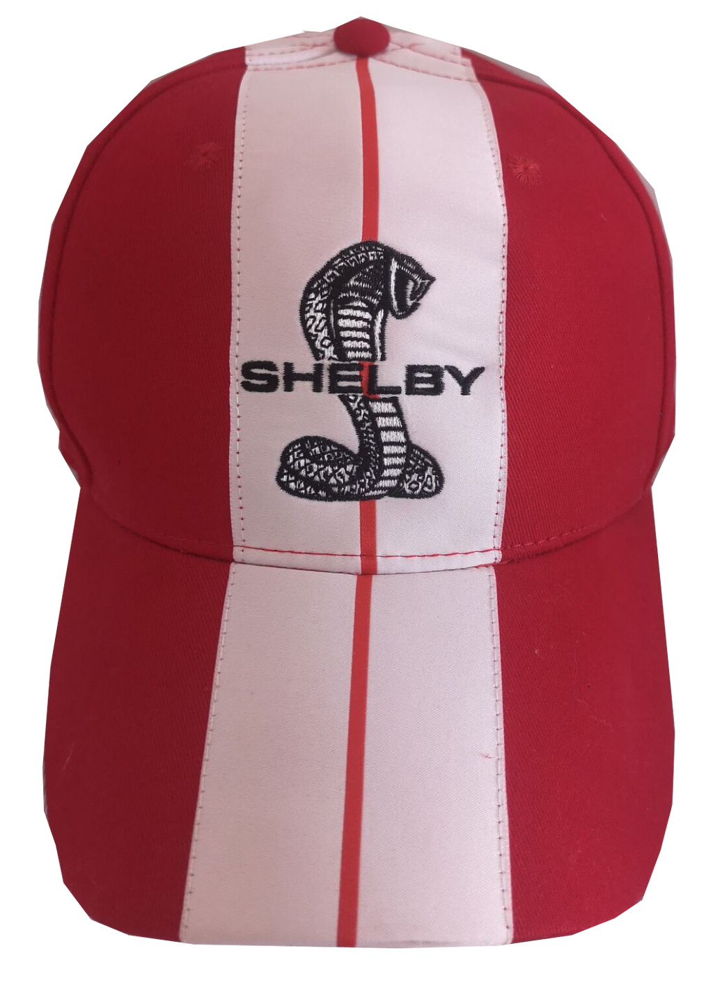 Shelby Cobra Official Red with White Stripes Hat