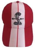 Shelby Cobra Official Red with White Stripes Hat
