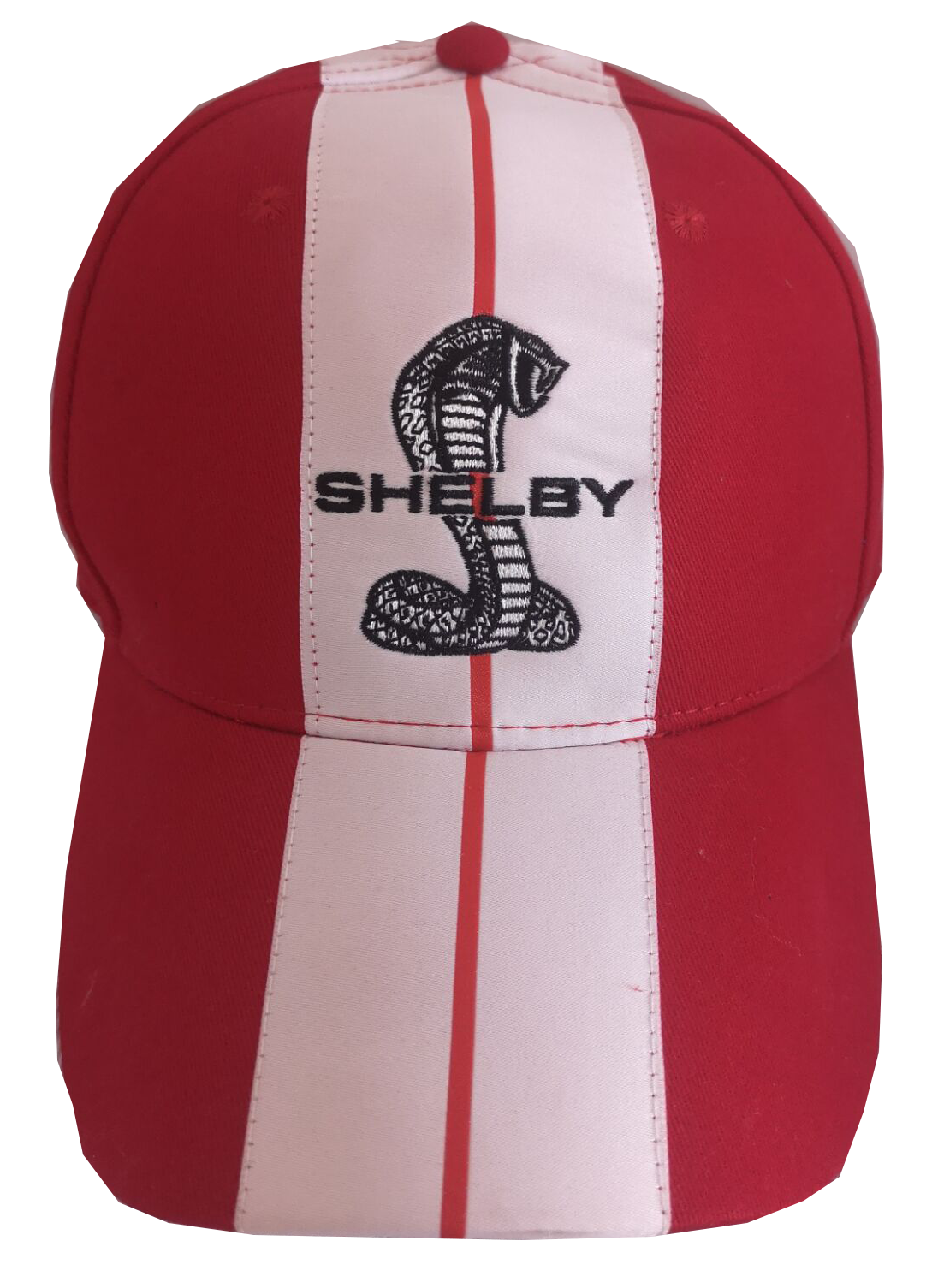 Shelby Cobra Official Red with White Stripes Hat
