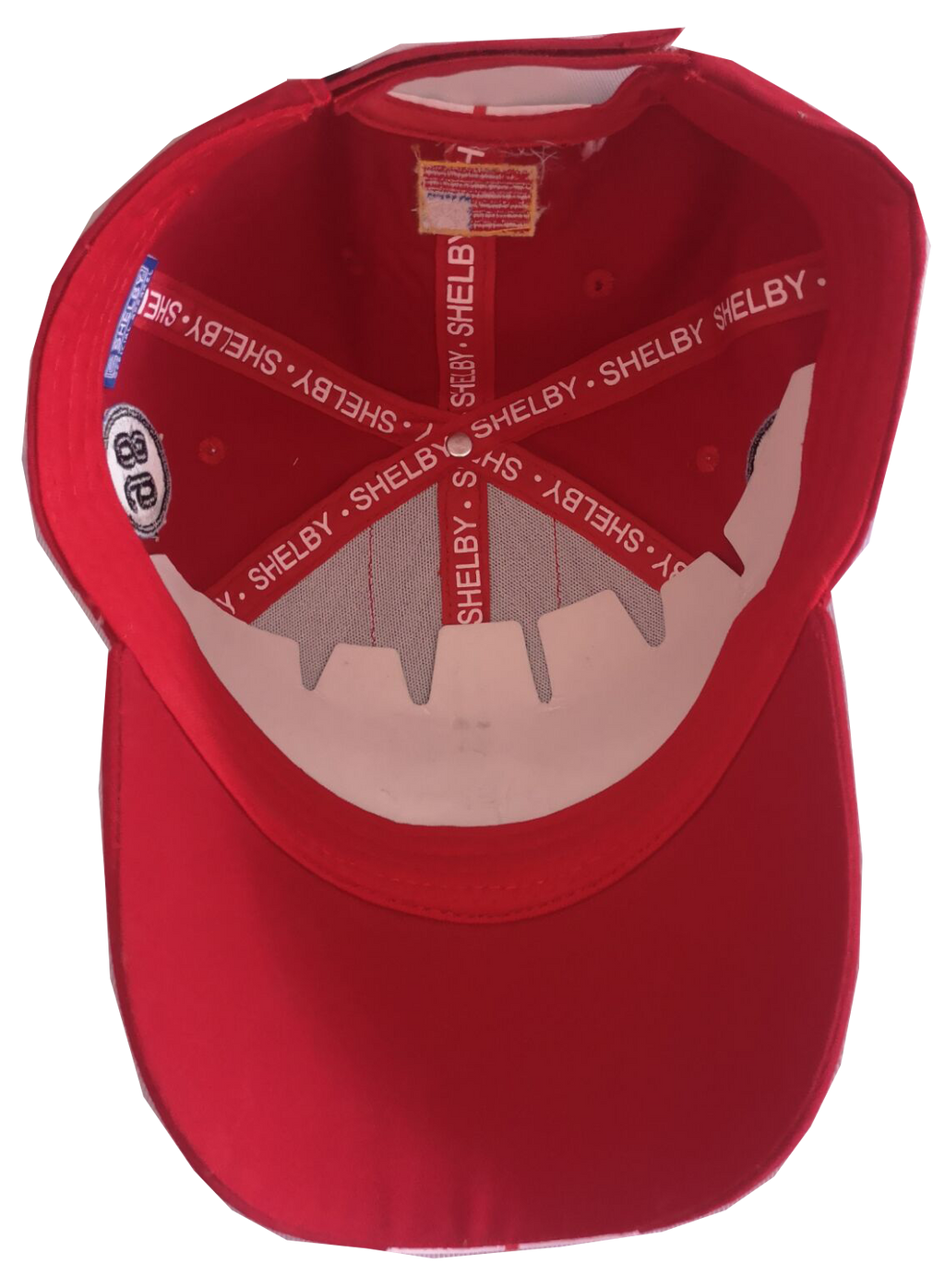 Shelby Cobra Official Red with White Stripes Hat