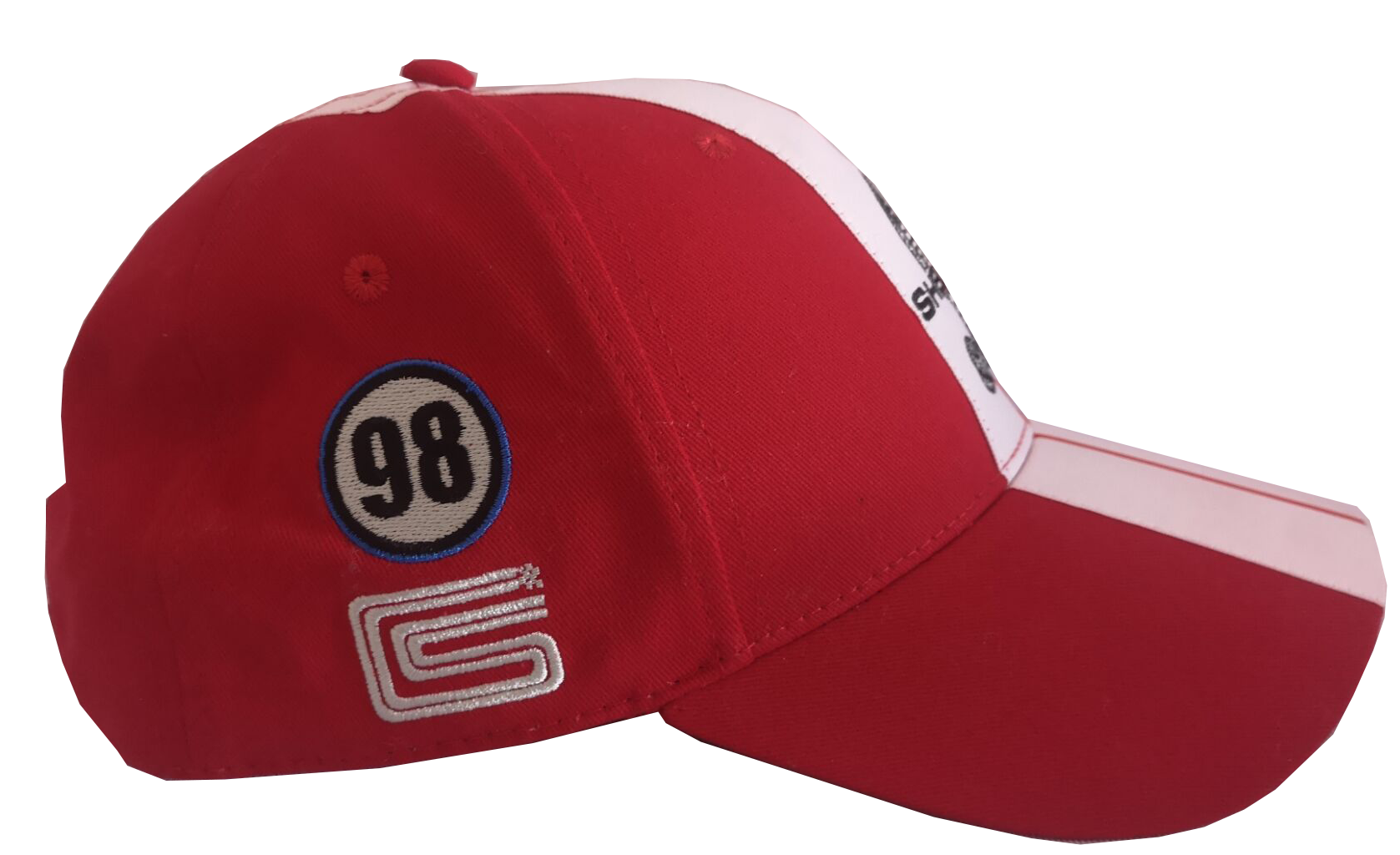 Shelby Cobra Official Red with White Stripes Hat