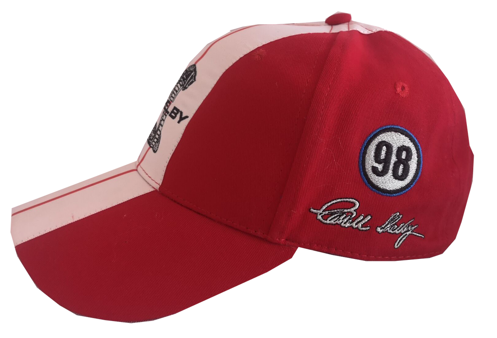 Shelby Cobra Official Red with White Stripes Hat