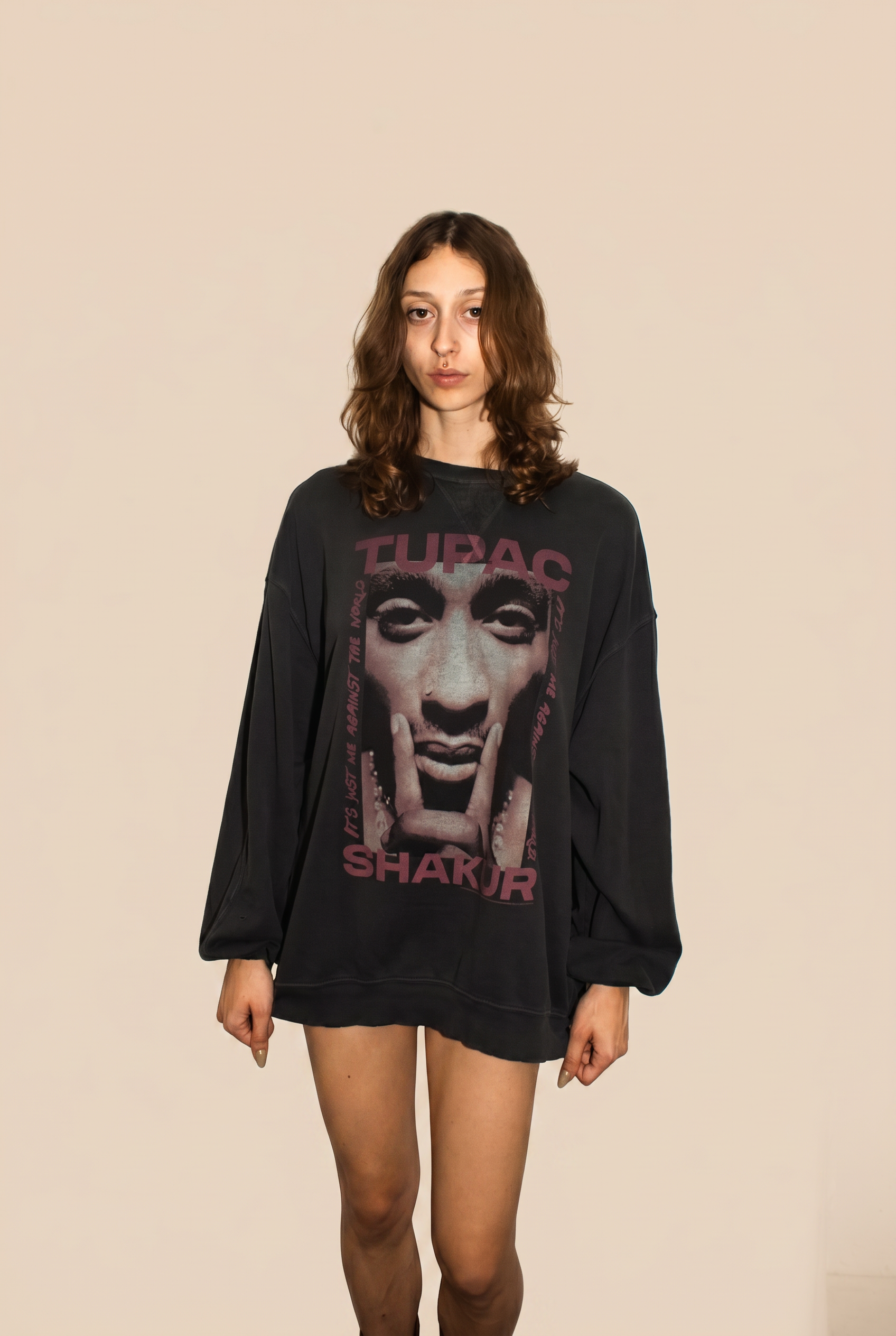 Tupac Me Against the World Pullover