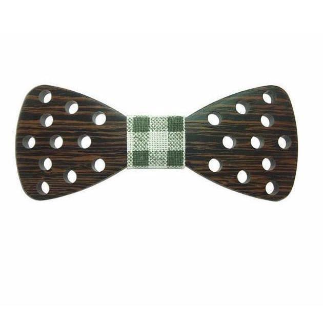 Reverse Polka Collection Wooden Bow Ties - 20 Colors & Styles