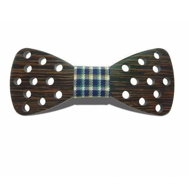 Reverse Polka Collection Wooden Bow Ties - 20 Colors & Styles