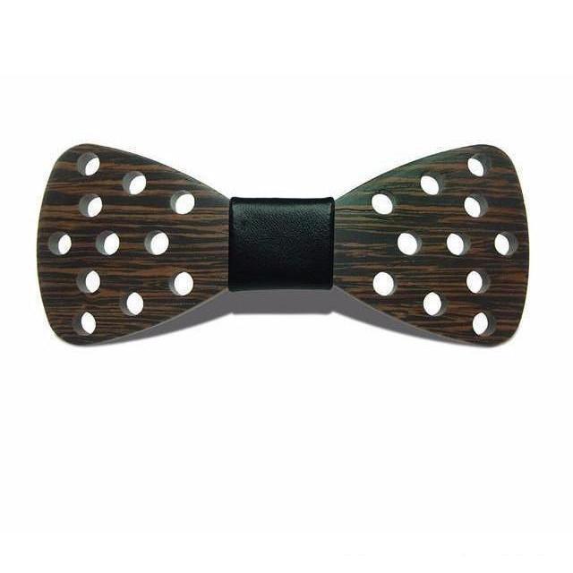 Reverse Polka Collection Wooden Bow Ties - 20 Colors & Styles