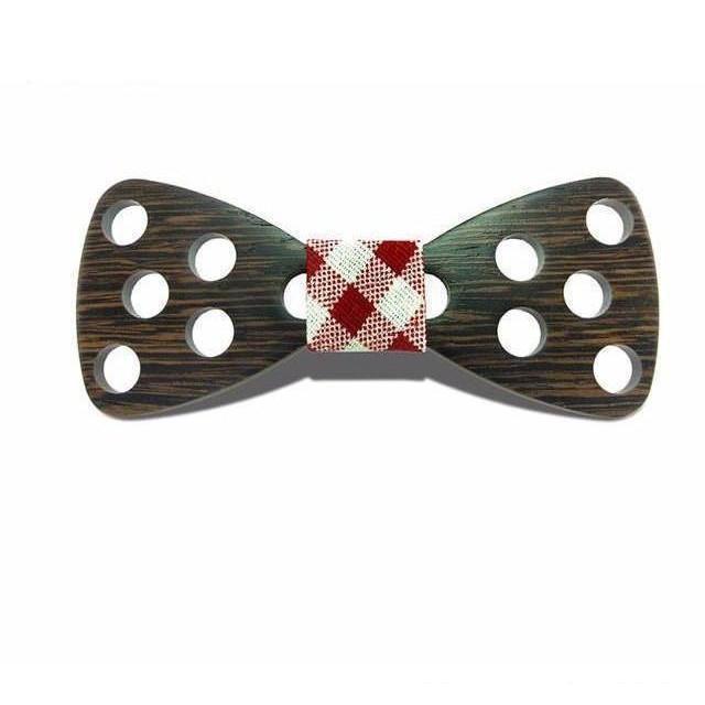 Reverse Polka Collection Wooden Bow Ties - 20 Colors & Styles