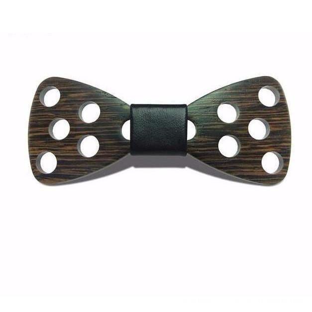 Reverse Polka Collection Wooden Bow Ties - 20 Colors & Styles