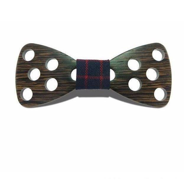 Reverse Polka Collection Wooden Bow Ties - 20 Colors & Styles