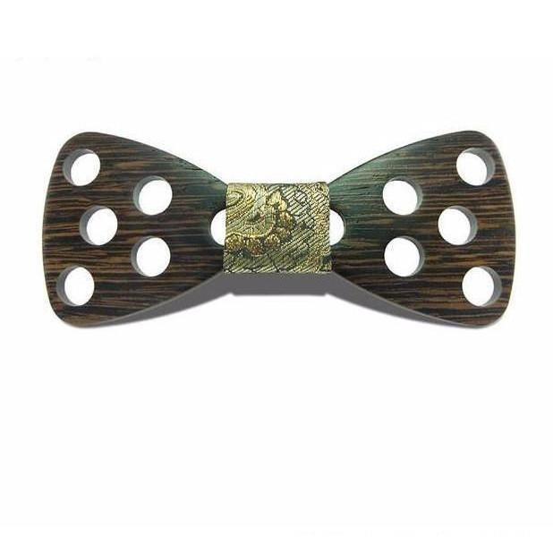 Reverse Polka Collection Wooden Bow Ties - 20 Colors & Styles
