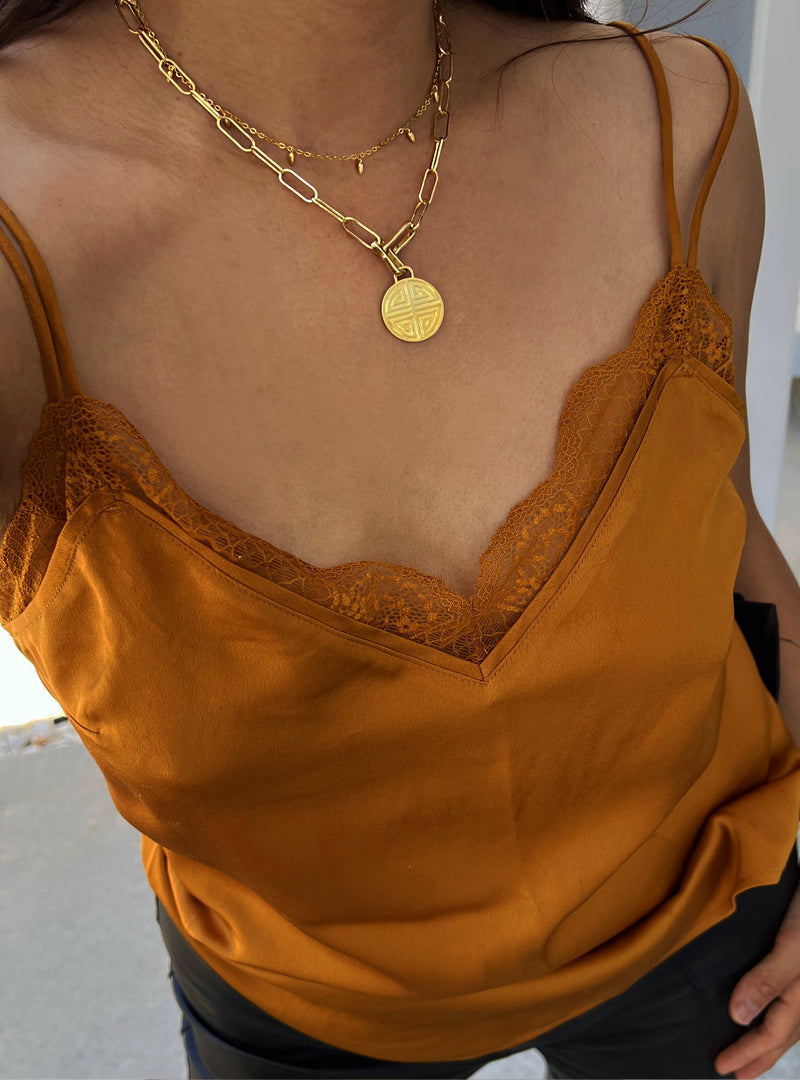 RICE Bead Chain Necklace