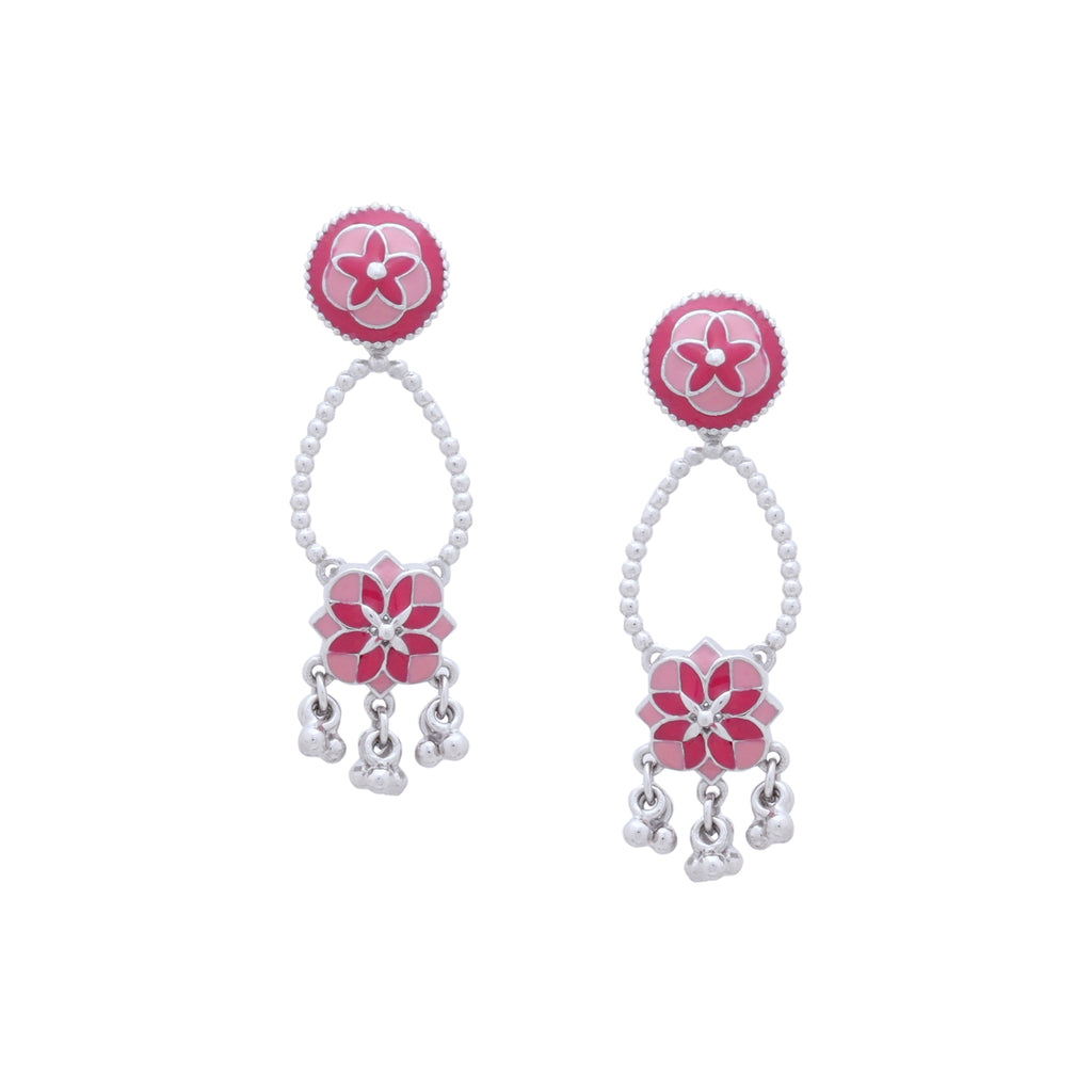 Blooming Mosaic Chandelier Earrings