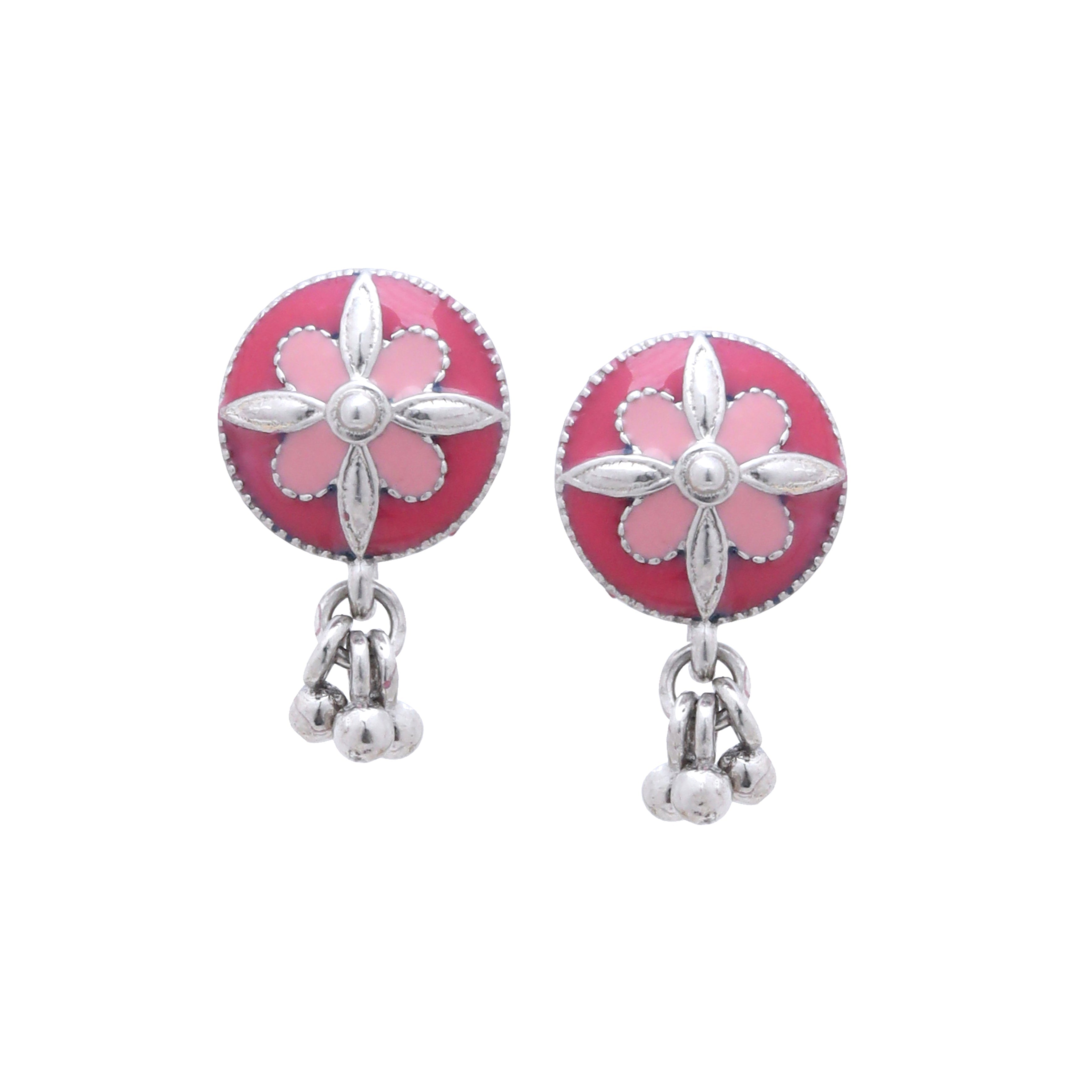 Pink Radiance Necklace and Earrings Set