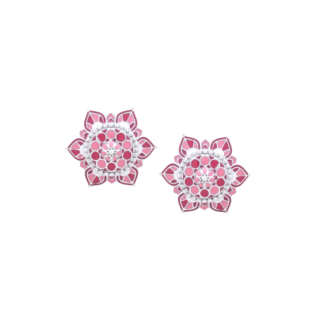 Gulabi Mahal Stud Earrings