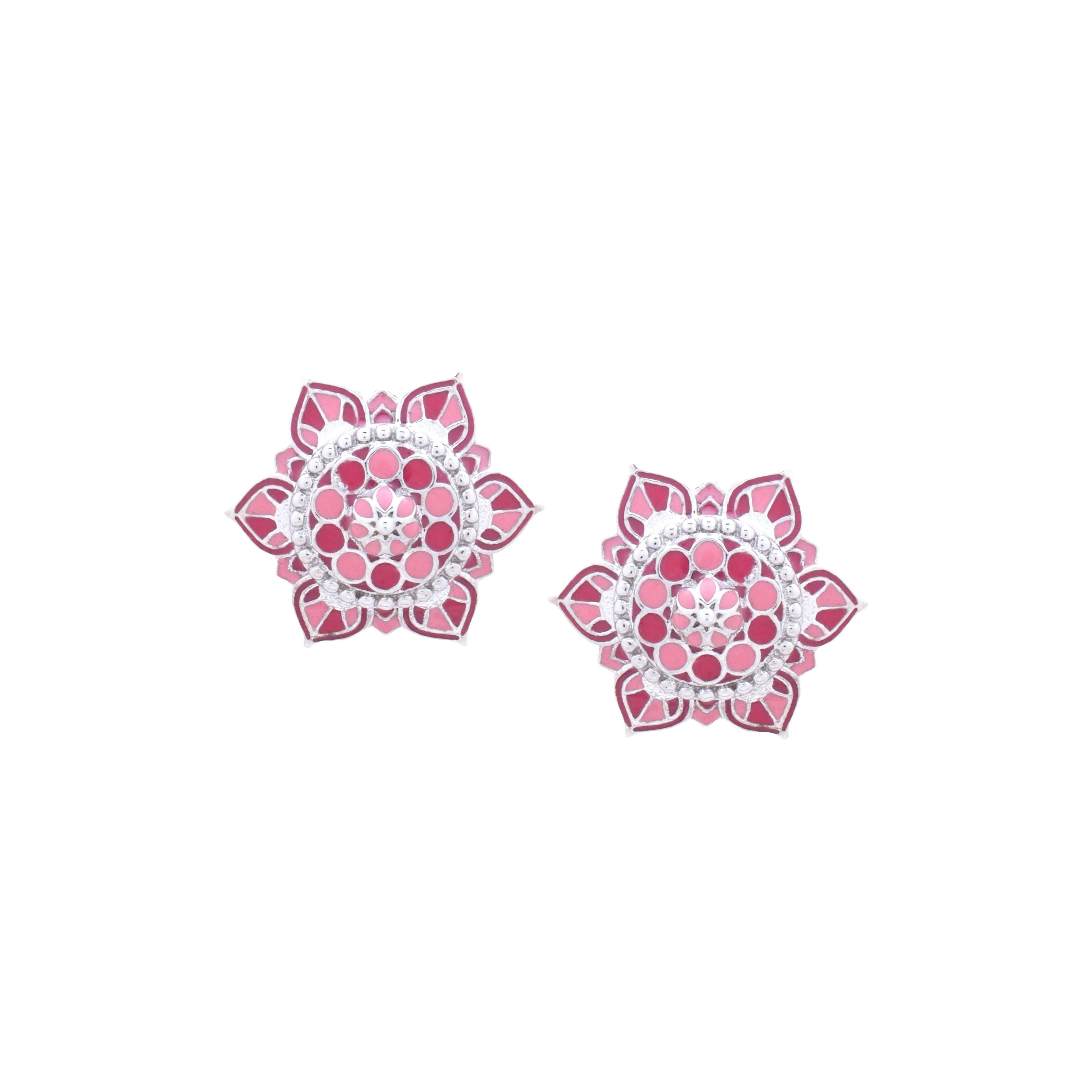 Gulabi Mahal Stud Earrings