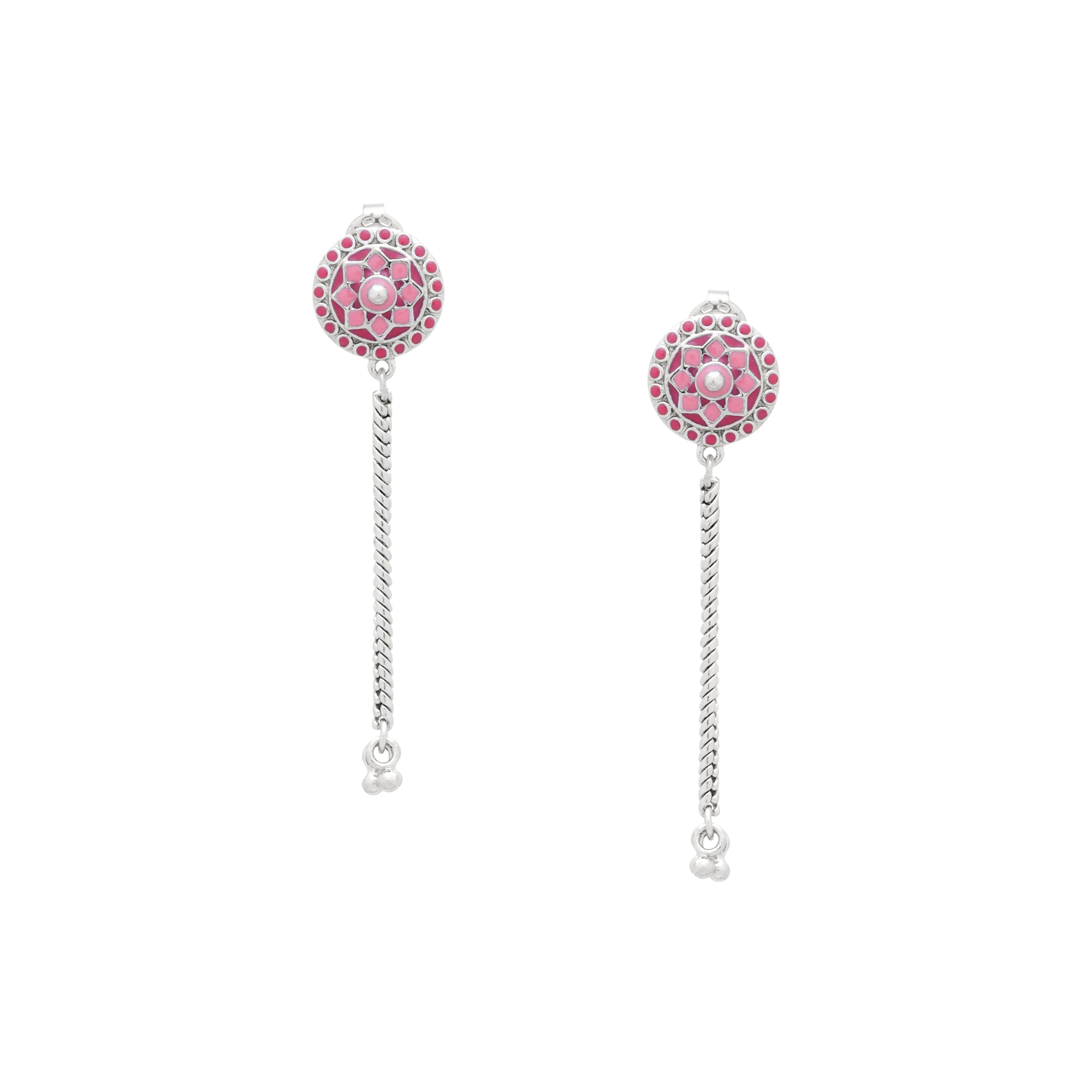 Pink Palace Chandelier Earrings
