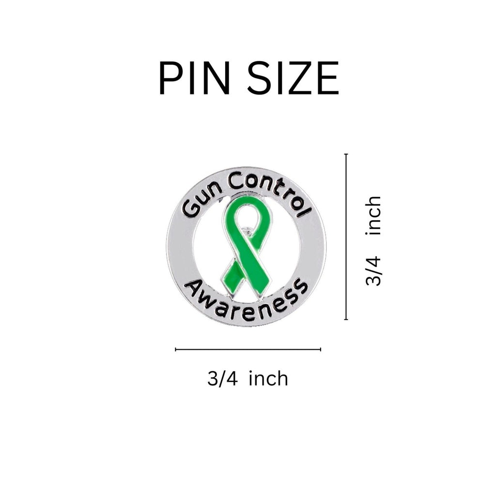 Round Gun Control Awareness Pins