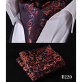 Royalty Bronze Silk Ascot/Cravat Tie & Handkerchief