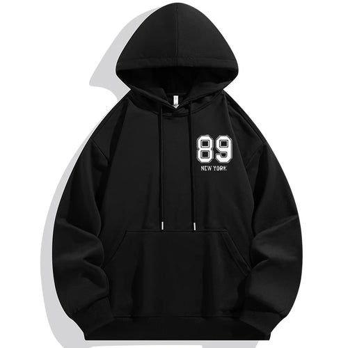 Plus Size Men Hoodies Sweatshirt Autumn Winter Long Sleeve Pullover
