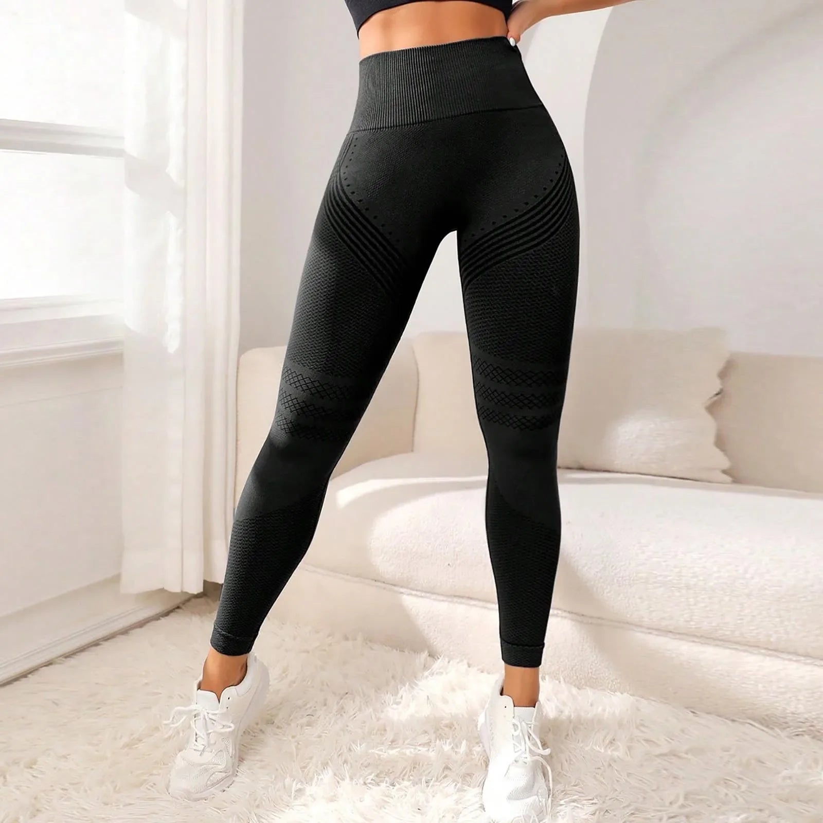 High Waist Seamless Compression Leggings