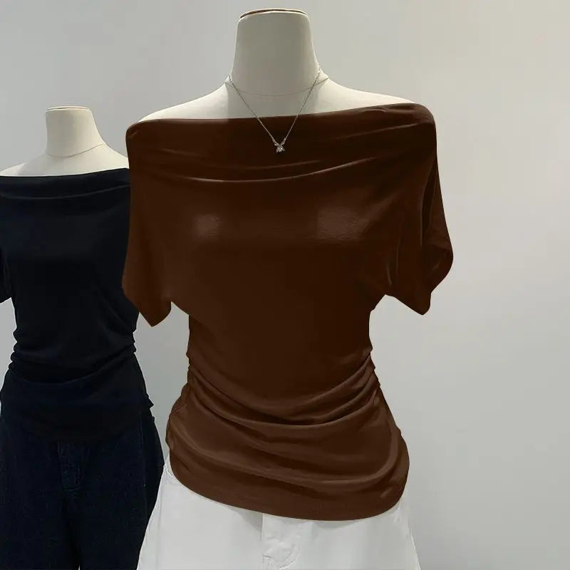 Summer Women's Slim Fit Multi Style Casual Fashion Short Sleeved