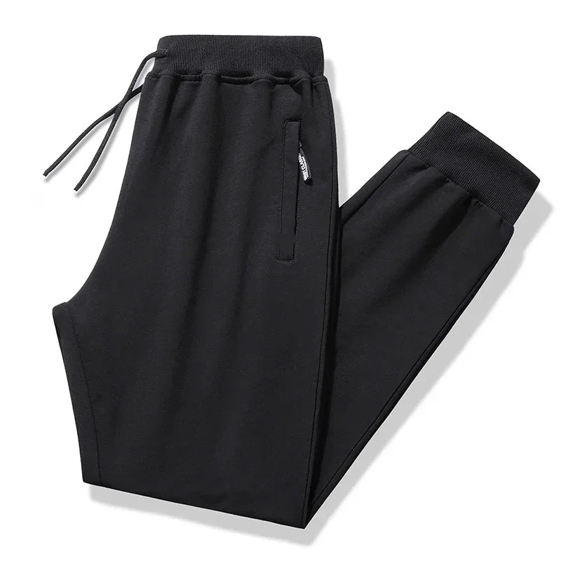 Men's Casual Pants Plus Size 110-180KG Stretch Slim Fit Elastic Waist