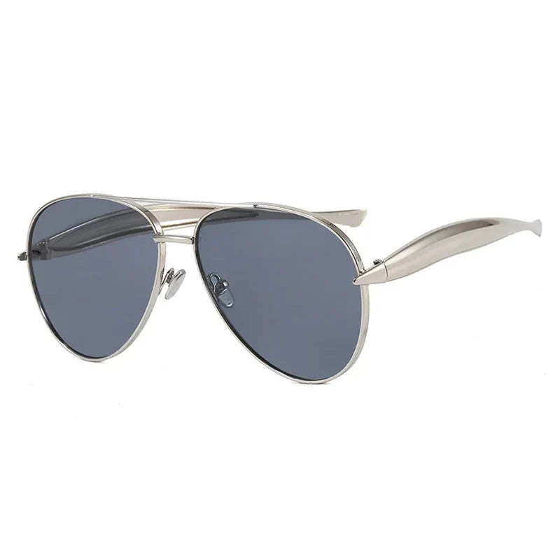 Fearless Gold Oversized Sunglasses