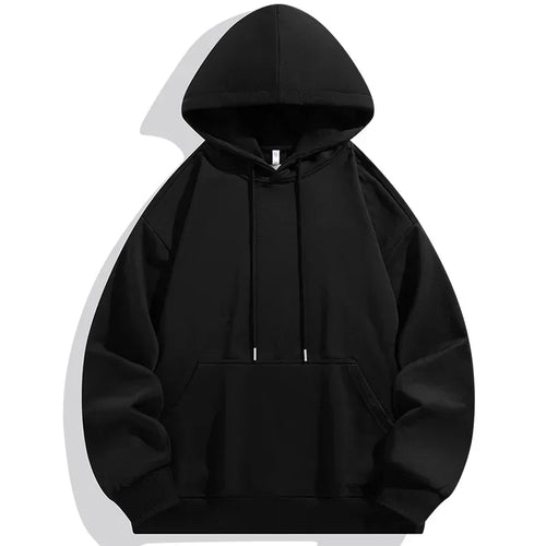 Plus Size Men Hoodies Sweatshirt Autumn Winter Long Sleeve Pullover