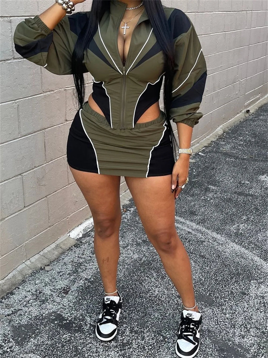 Lydia Jacket and Two-Piece Mini Skirt Set
