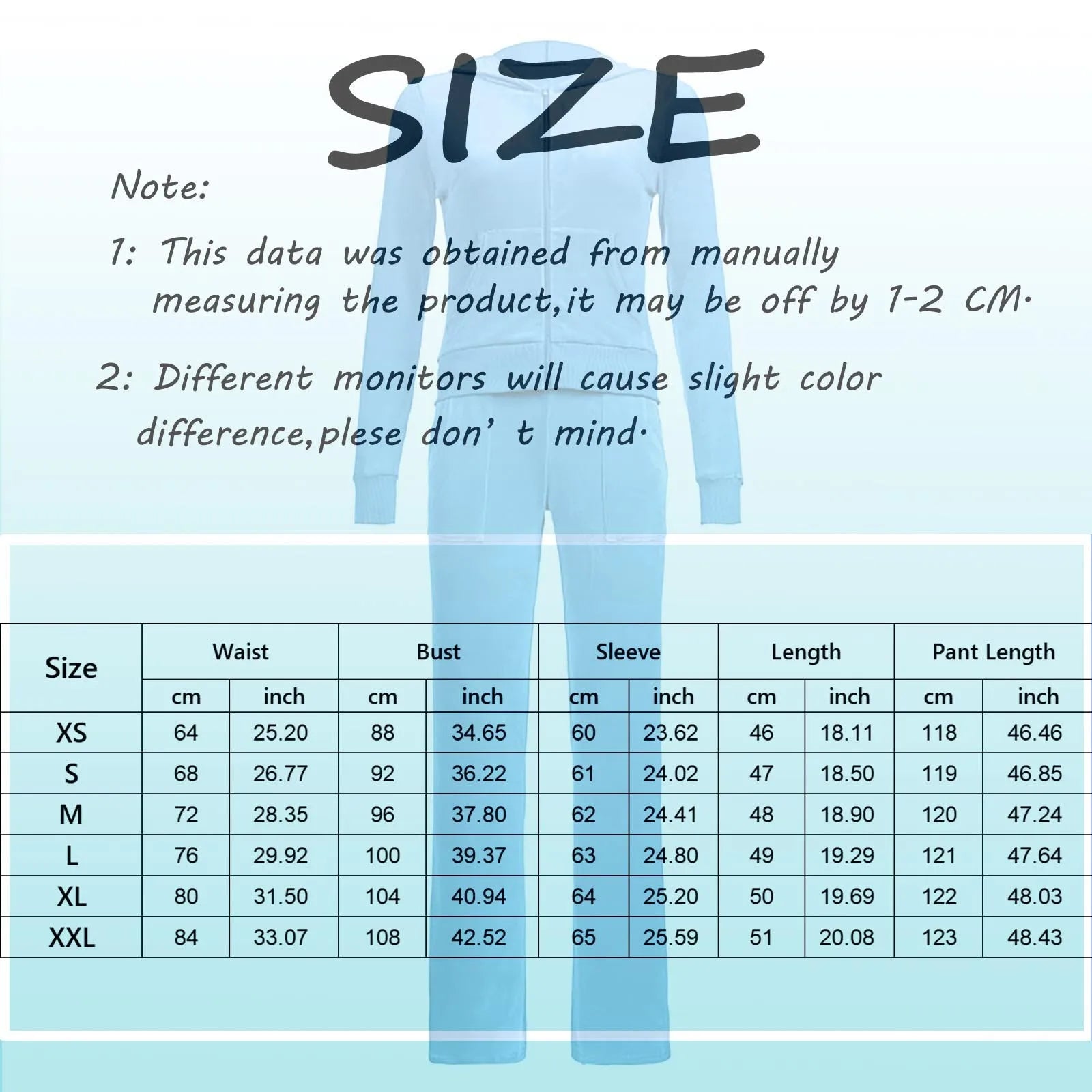 2-Piece Tracksuit Set - Slim Fit Zip Up Sweatsuit
