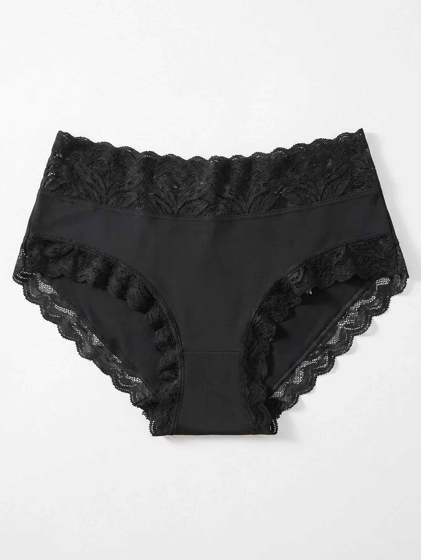 3PCS/Set Women's Sexy Lace Panties High Waist Hollow Out Briefs Breathable Underwear Female Elastic Soft Lingerie XS-XXL