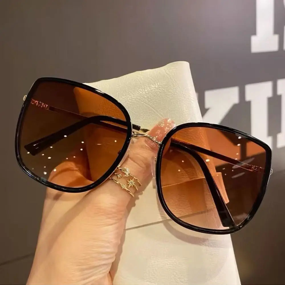 Cheetah Sun Glasses Shades Double Bridge Gradient UV400 Eyewear