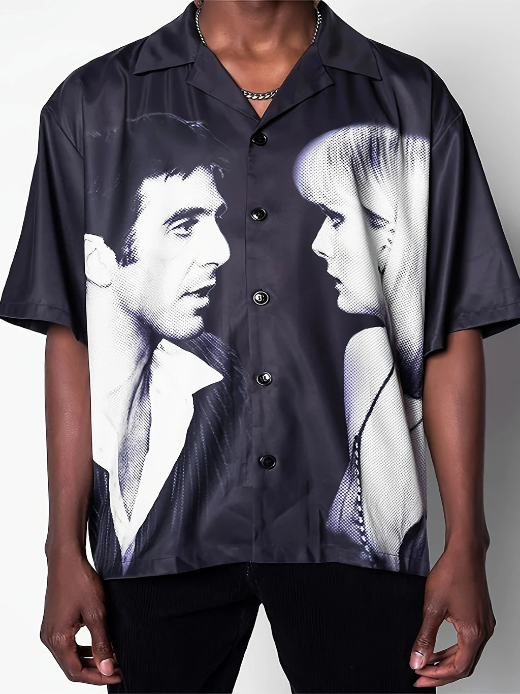 Me And You Button Down Shirt Summer Hot Sale Loose Plus Size Fit