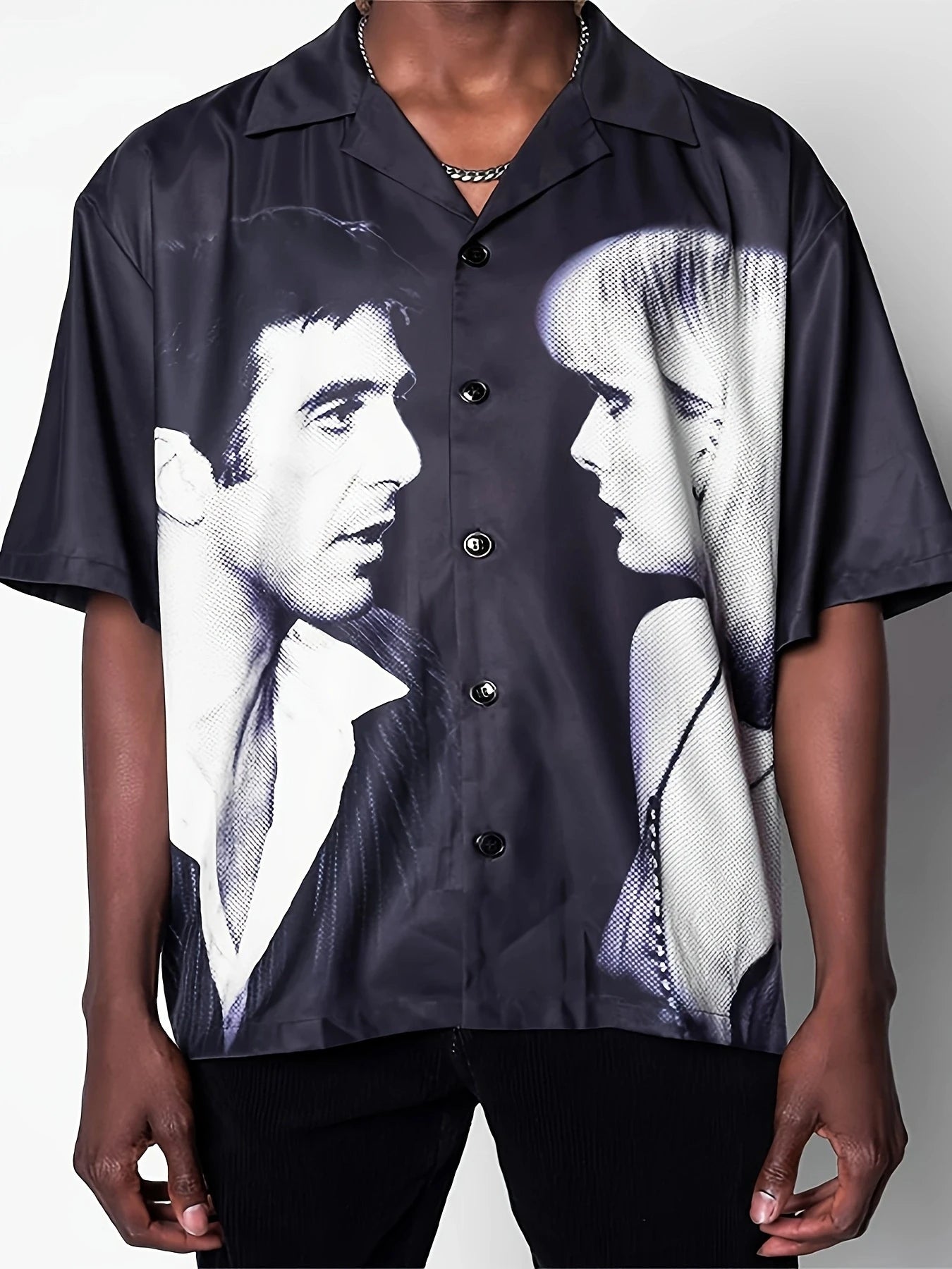 Me And You Button Down Shirt Summer Hot Sale Loose Plus Size Fit