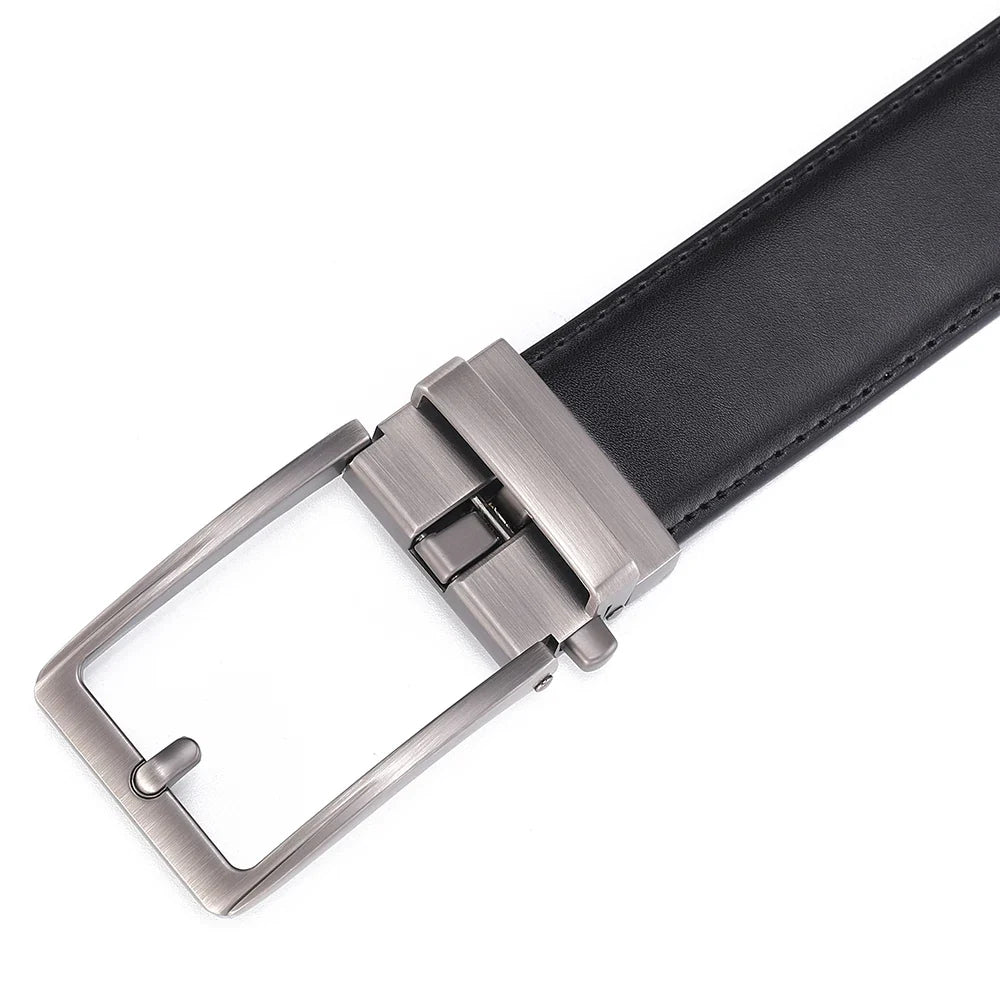 Men Luxury Buckle Genuine Leather Belt