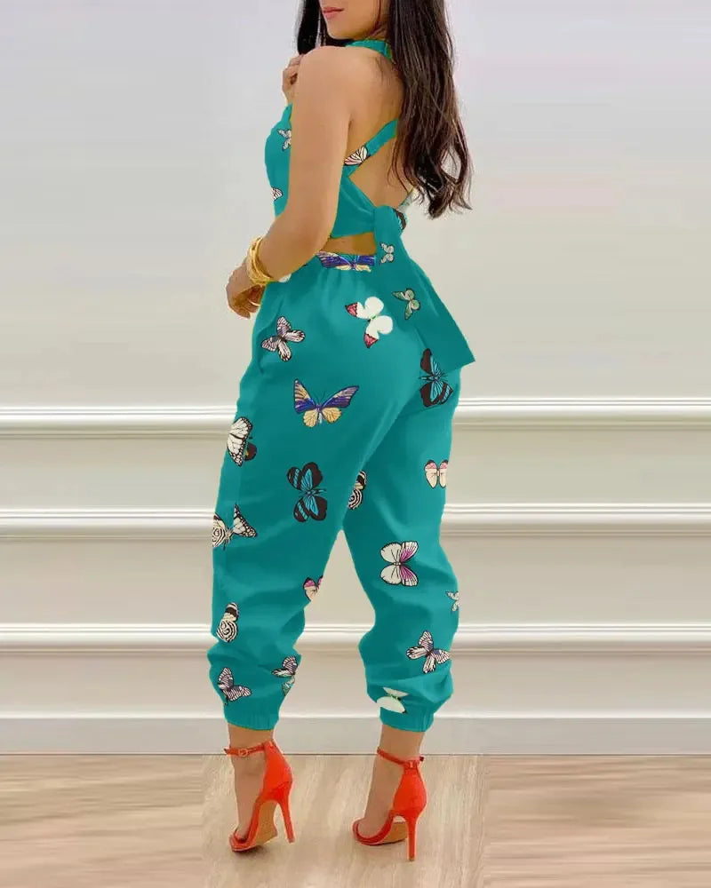 Summer Shoulder Strap Jumpsuit