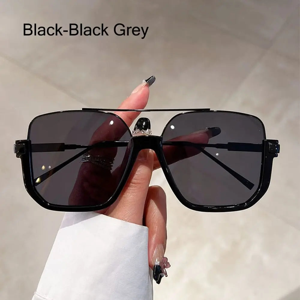 Cheetah Sun Glasses Shades Double Bridge Gradient UV400 Eyewear